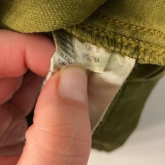 Green We The Free Virgo Zip-Front Mini Skirt Size 31 - Picture 4 of 7